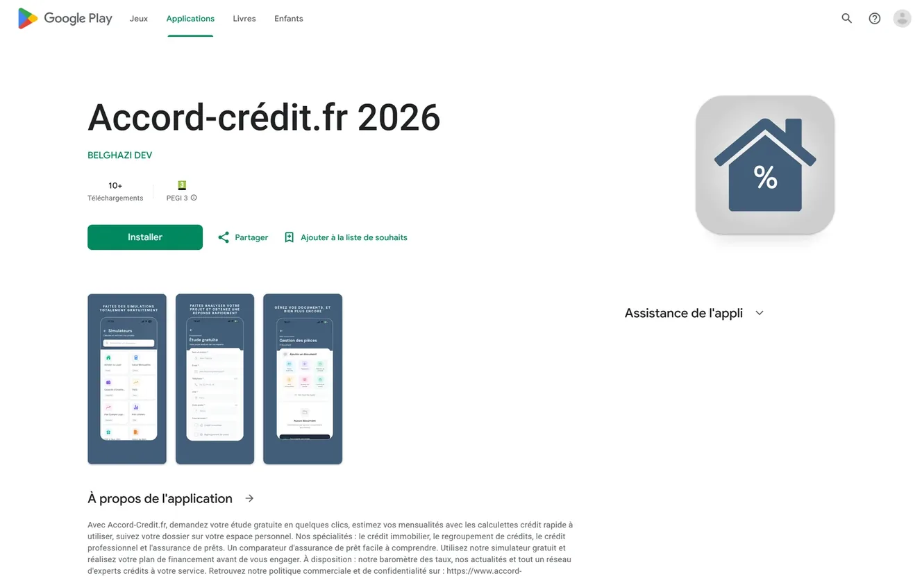 Preview of Accord Crédit