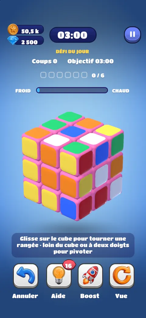 Défi du jour : trois minutes pour résoudre le cube