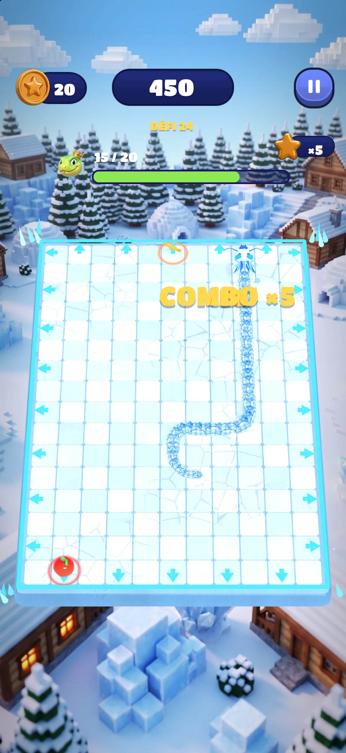 A challenge in the Ice world, with the Frost Dragon