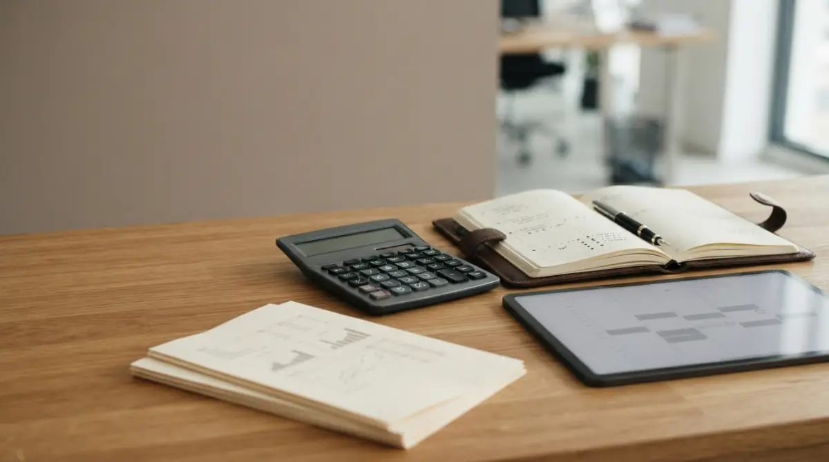 Bureau professionnel d'expert-comptable avec agenda et logiciel de planning pour cabinet comptable